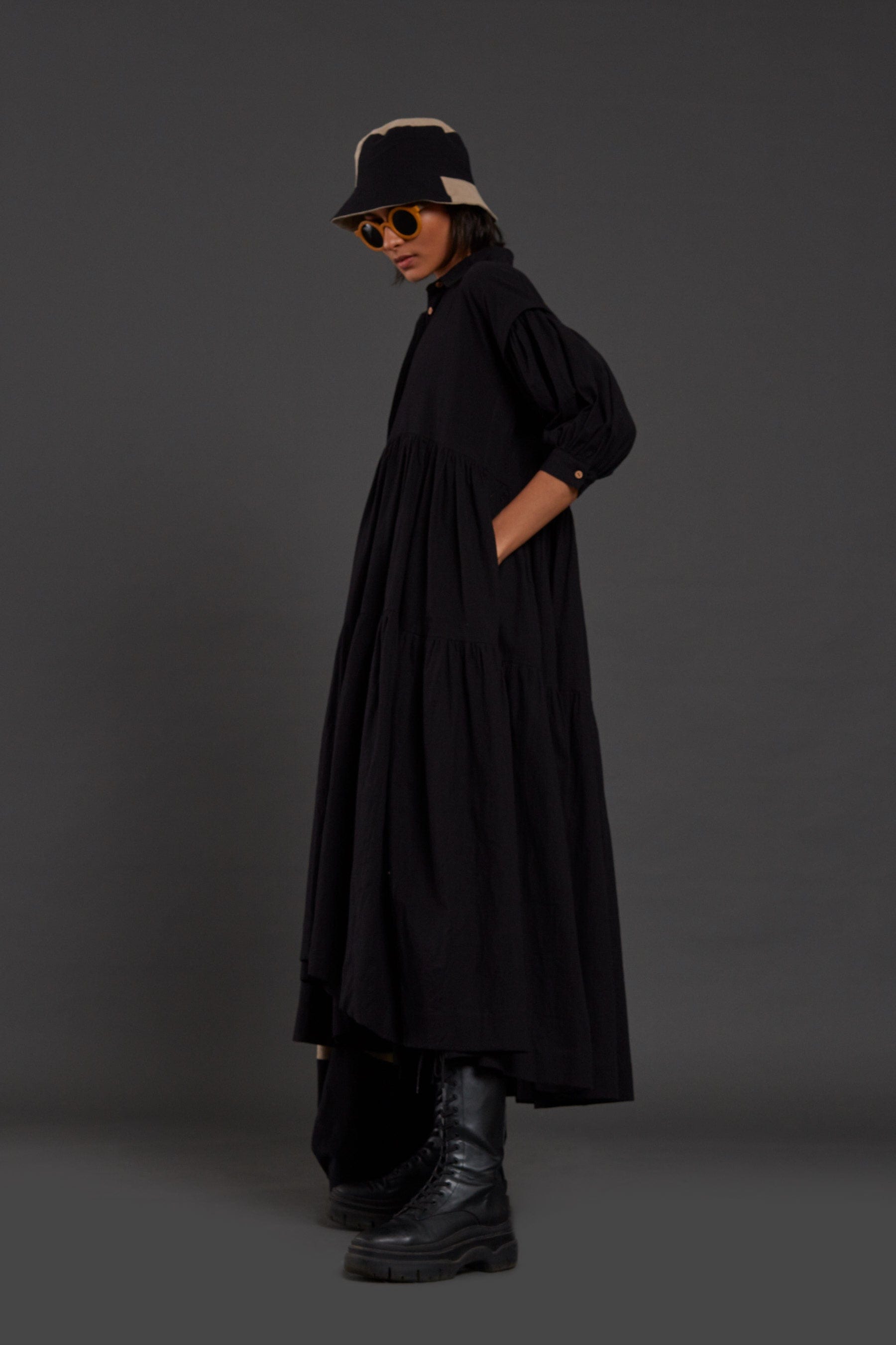 Handcrafted from Handwoven Organic Cotton. Dresses for Women by Sustainable Fashion Designer Clothing Label MATI