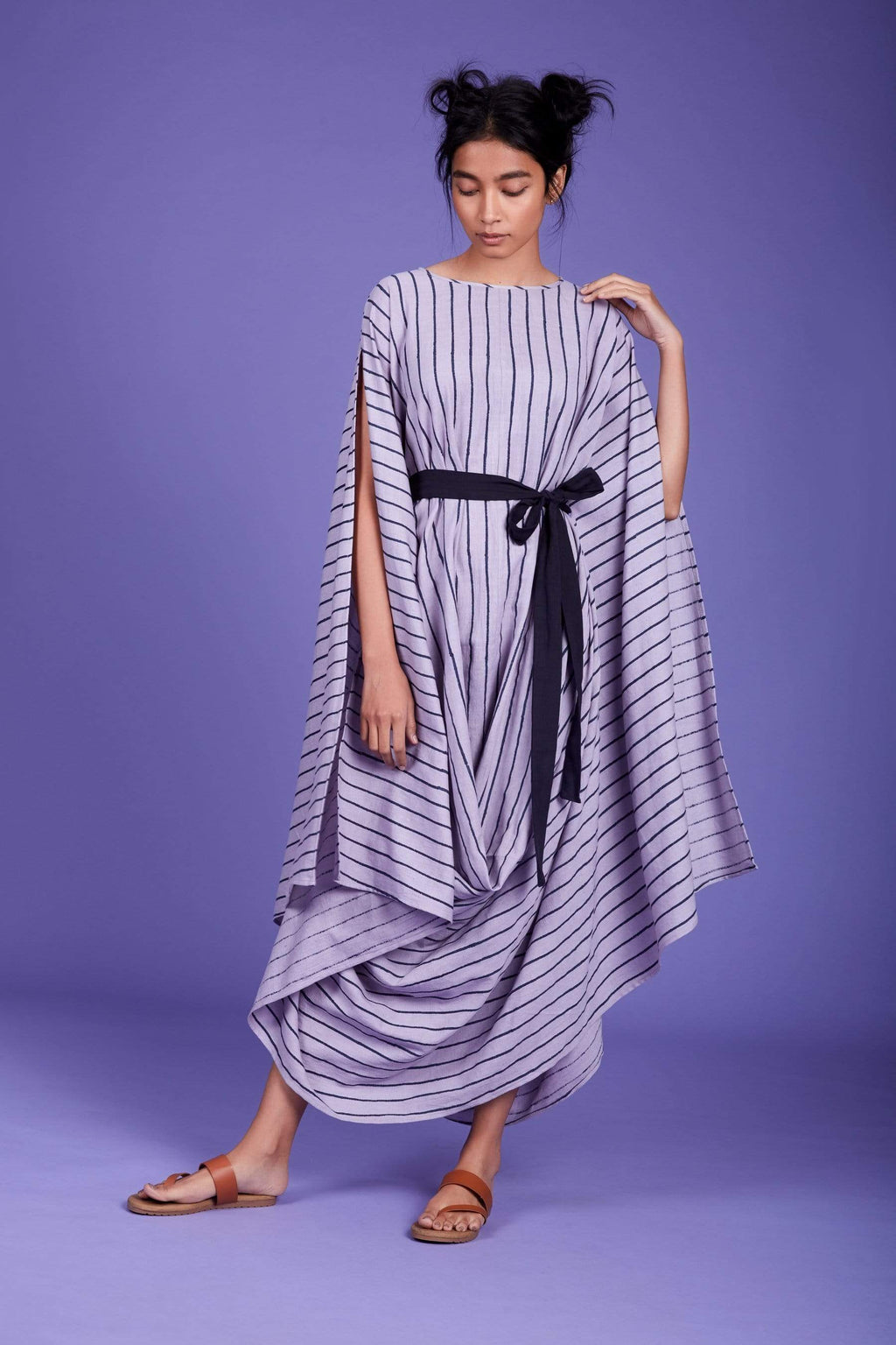 Mati Dresses Cowl Dress SS Lavender