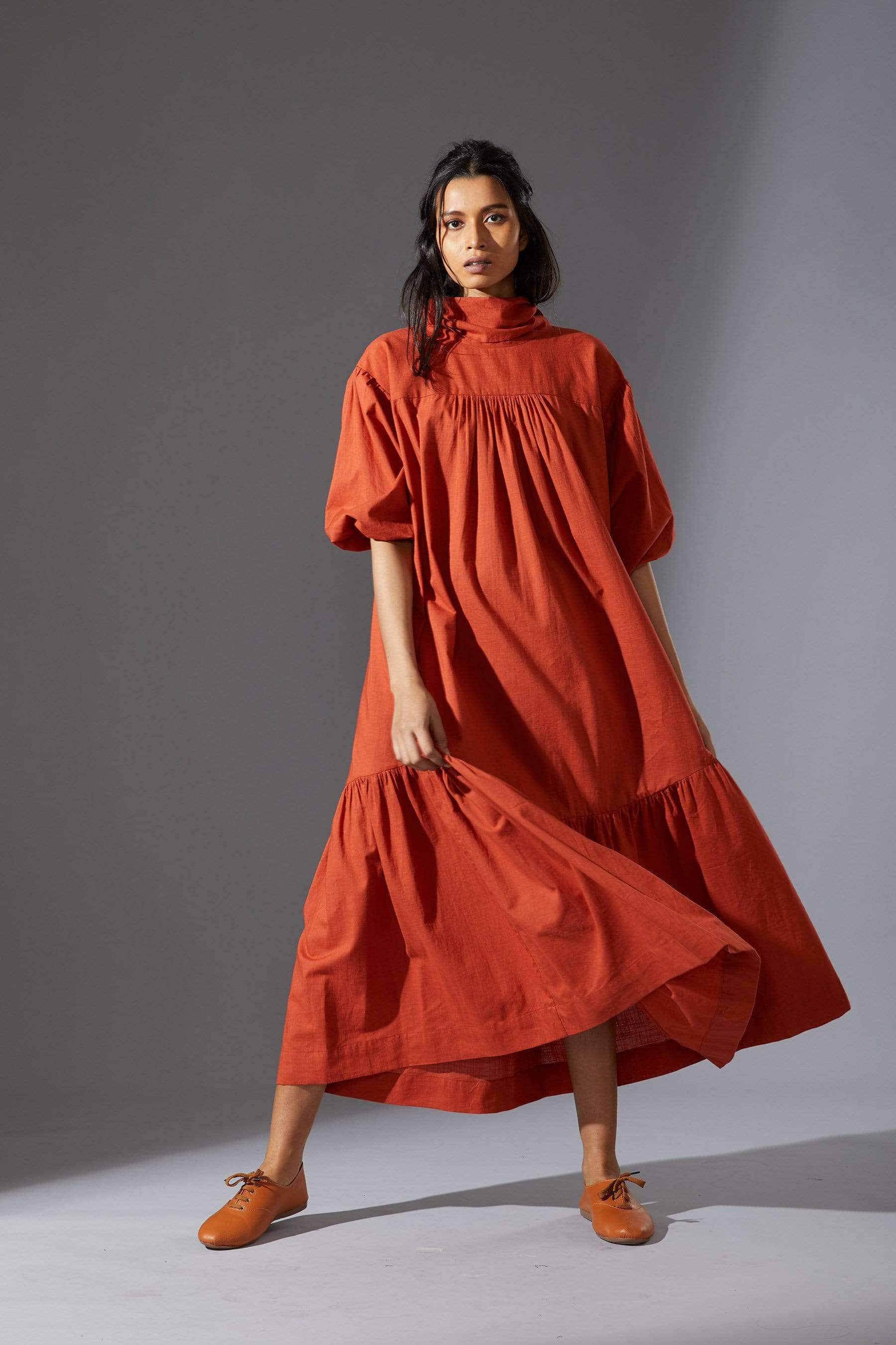 Handcrafted from Handwoven Organic Cotton. Dresses for Women by Sustainable Fashion Designer Clothing Label MATI