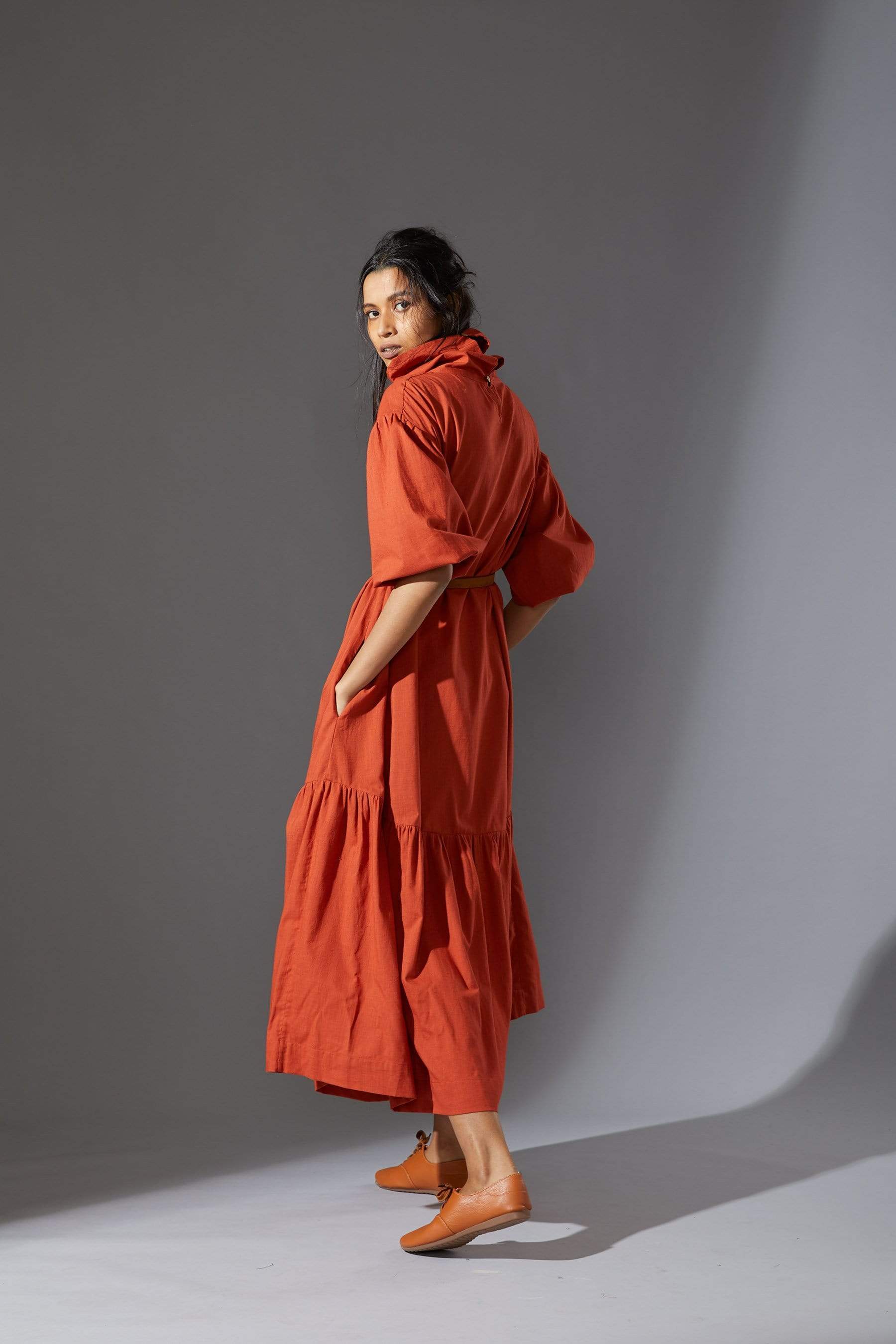 Handcrafted from Handwoven Organic Cotton. Dresses for Women by Sustainable Fashion Designer Clothing Label MATI