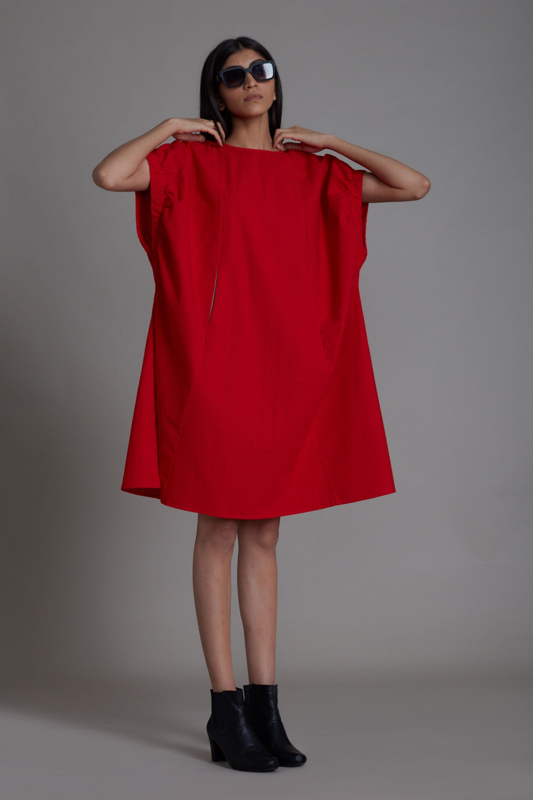 Handcrafted from Handwoven Organic Cotton Dresses for Women by Sustainable Fashion Designer Clothing Label MATI