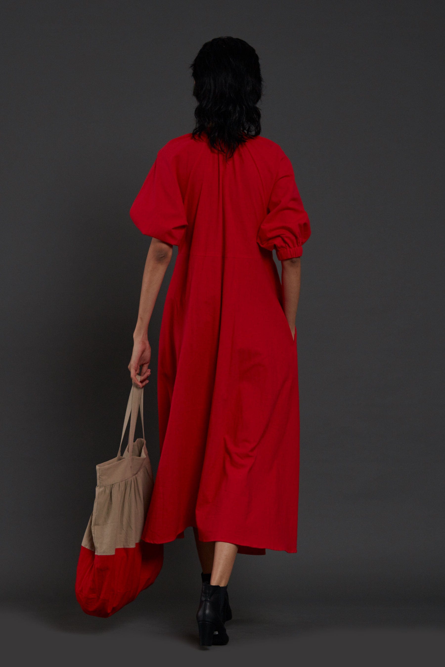 Handcrafted from Handwoven Organic Cotton Dresses for Women by Sustainable Fashion Clothing Label MATI