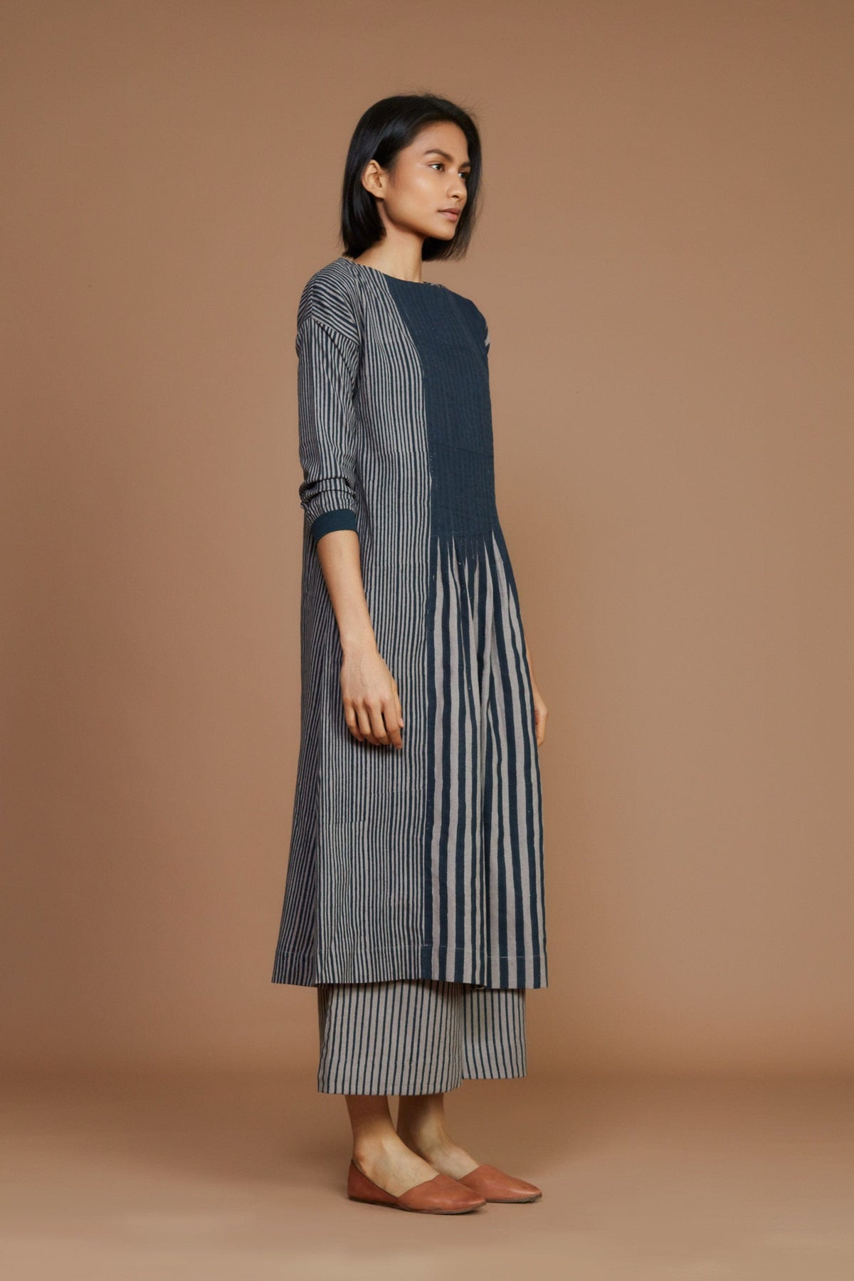 Mati Pants Grey With Charcoal Striped RE pants