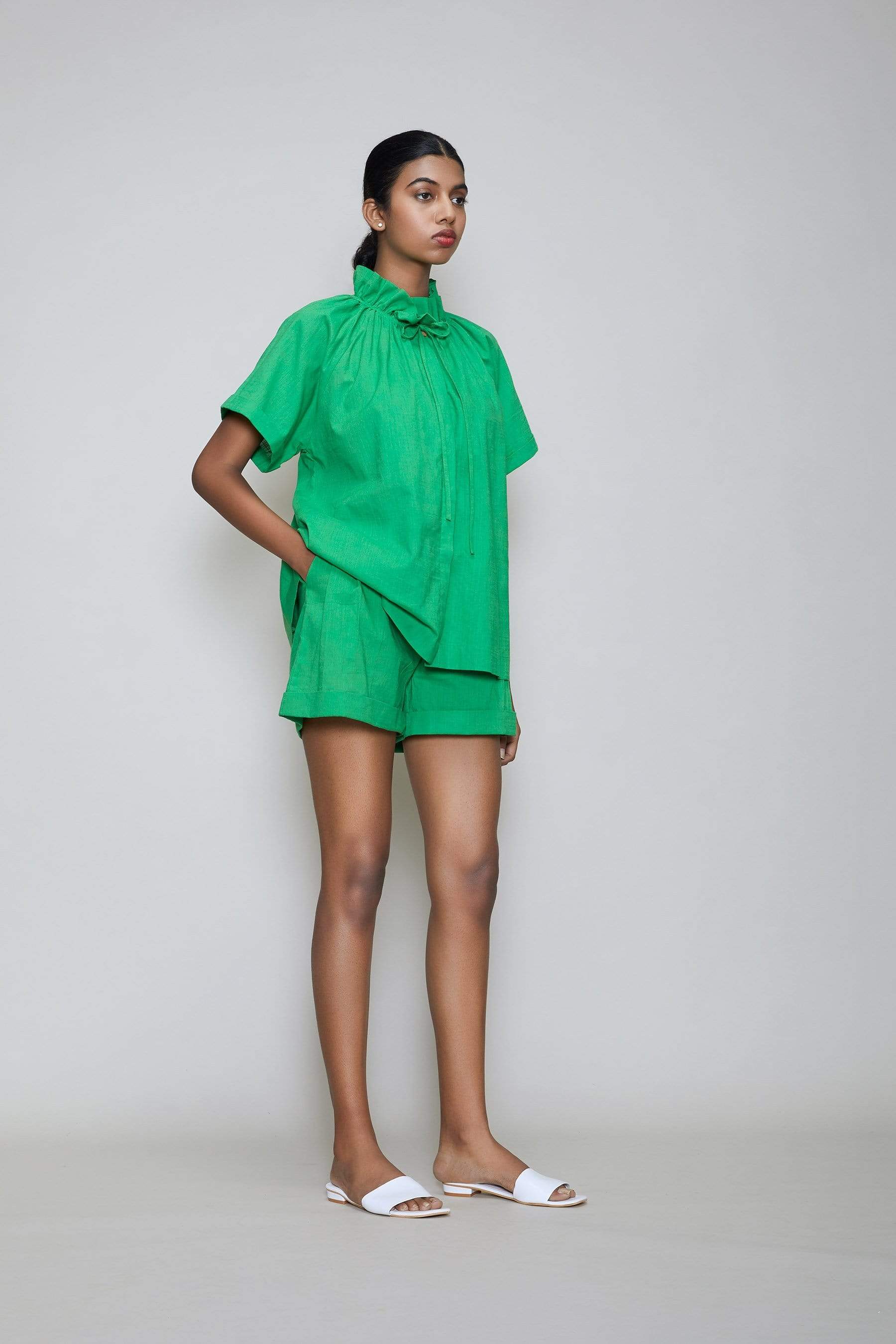 Mati SEPERATES Mati Tora & Shorts Set - Green