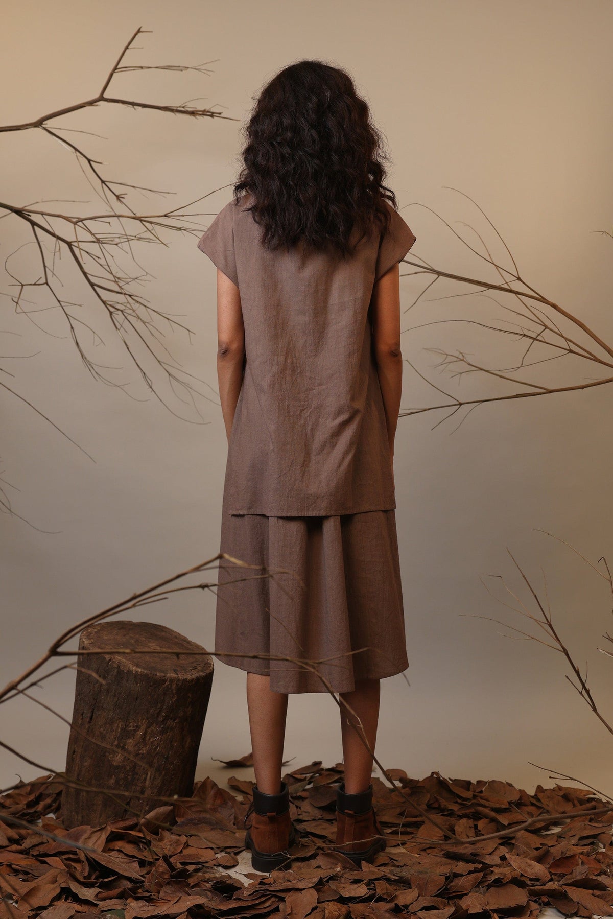 Handcrafted from Handwoven Organic Cotton. Dresses for Women by Sustainable Fashion Designer Clothing Label MATI