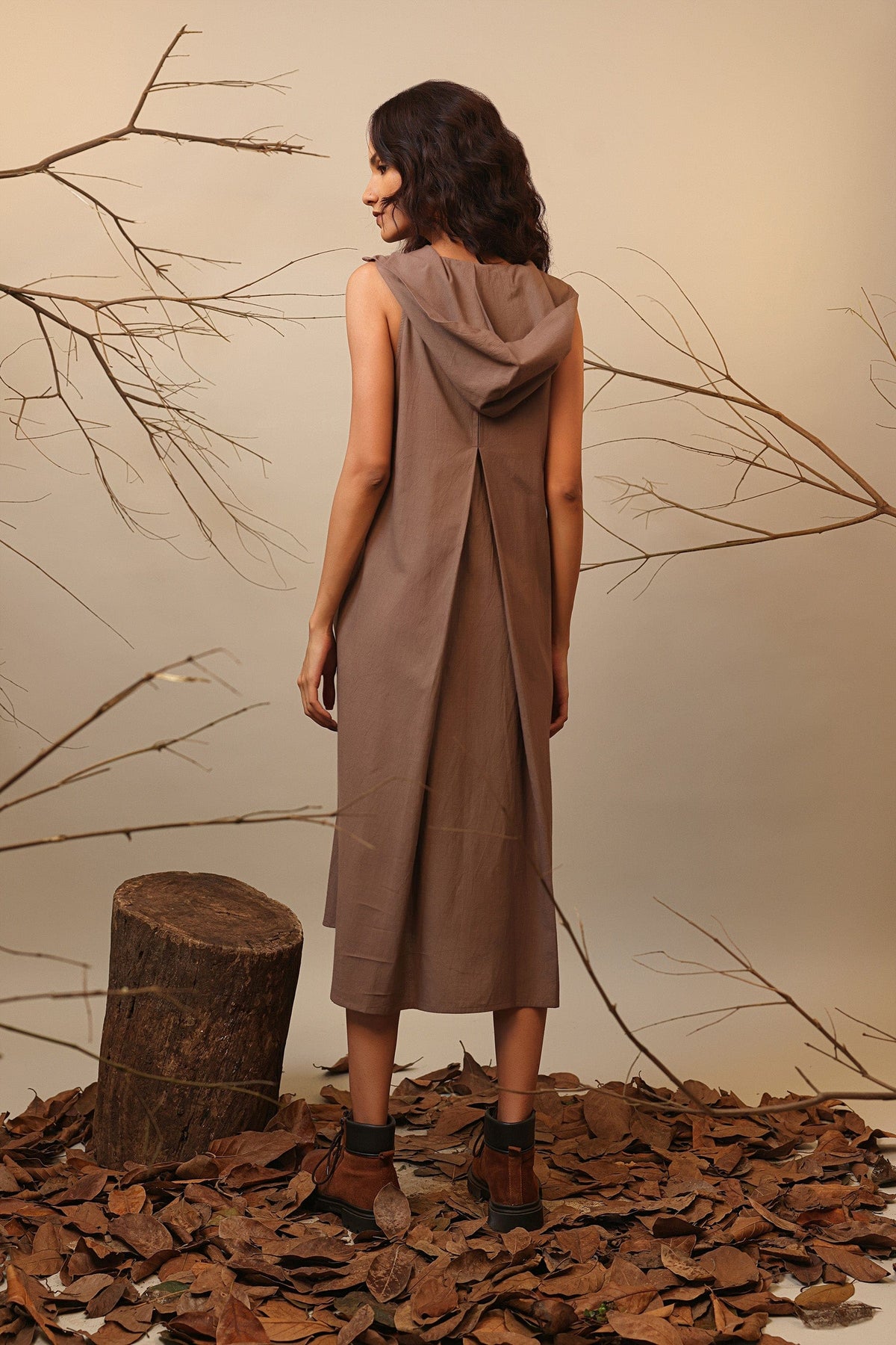 Handcrafted from Handwoven Organic Cotton. Dresses for Women by Sustainable Fashion Designer Clothing Label MATI