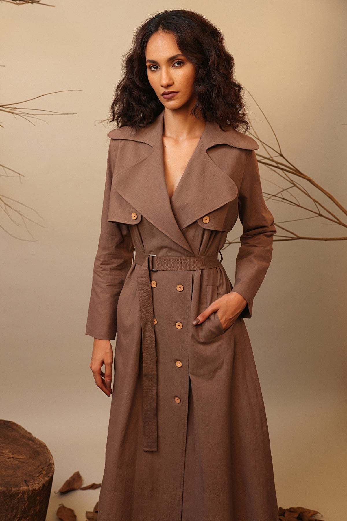 Cotton Jacket Ethical Trench Coat Buy Handwoven Pure Cotton Dress By MATI-Sustainable Ethical Luxury Brand Mati Cotton Jacket Ethical Trench Coat Buy Handwoven Pure Cotton Dress By MATI-Sustainable Ethical Luxury Brand Mati
