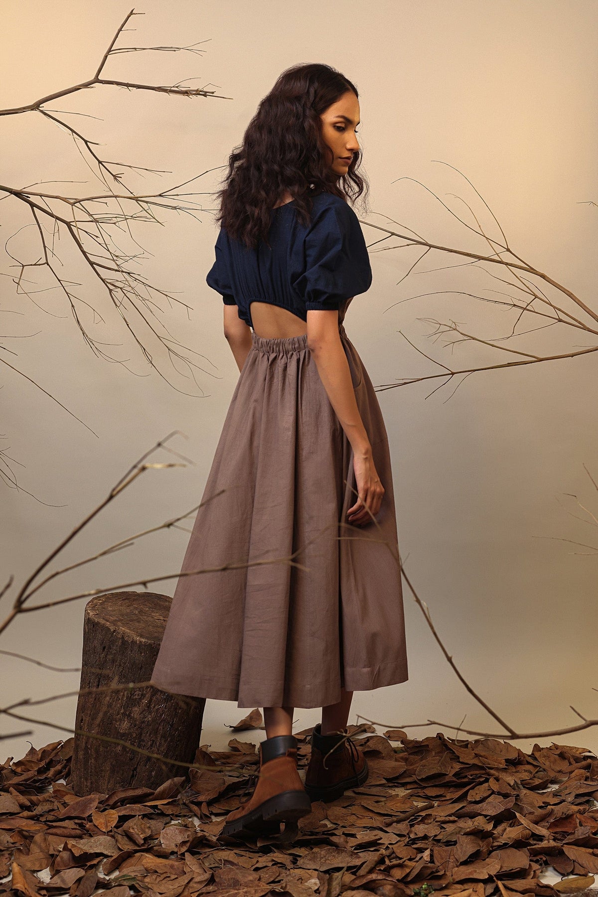 Handcrafted from Handwoven Organic Cotton. Dresses for Women by Sustainable Fashion Designer Clothing Label MATI