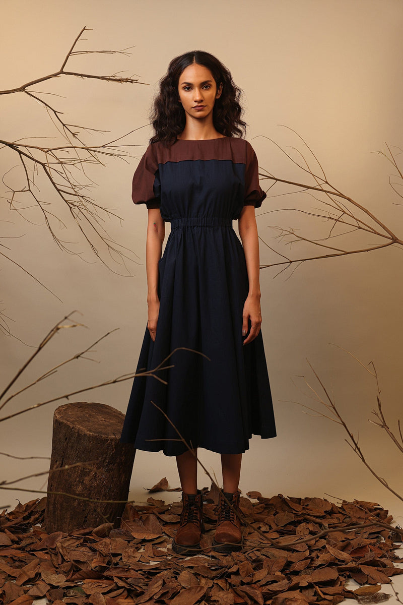 Handcrafted from Handwoven Organic Cotton. Dresses for Women by Sustainable Fashion Designer Clothing Label MATI