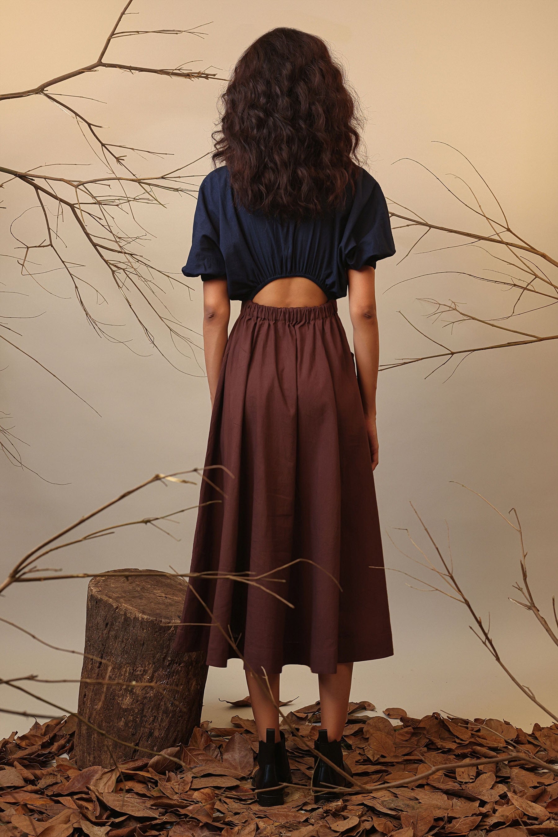 Handcrafted from Handwoven Organic Cotton. Dresses for Women by Sustainable Fashion Designer Clothing Label MATI