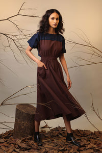 Handcrafted from Handwoven Organic Cotton. Dresses for Women by Sustainable Fashion Designer Clothing Label MATI