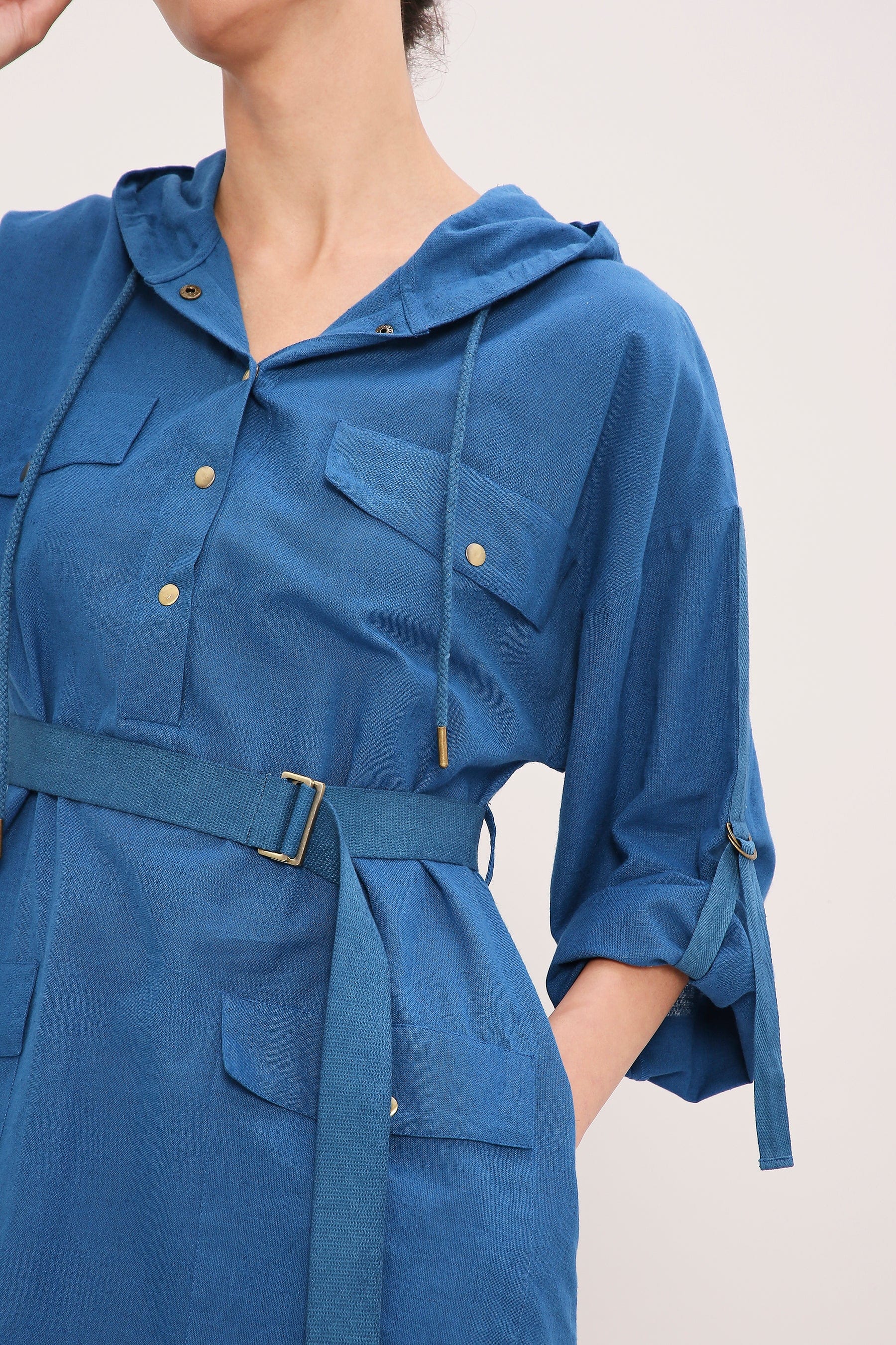 Handcrafted from Handwoven Organic Cotton. Dresses for Women by Sustainable Fashion Designer Clothing Label MATI