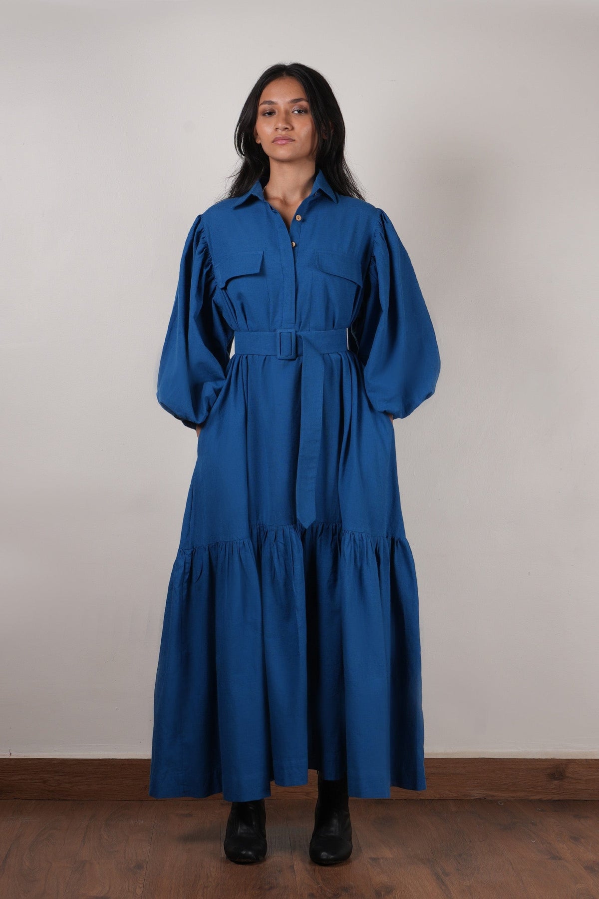 Handcrafted from Handwoven Organic Cotton. Dresses for Women by Sustainable Fashion Designer Clothing Label MATI