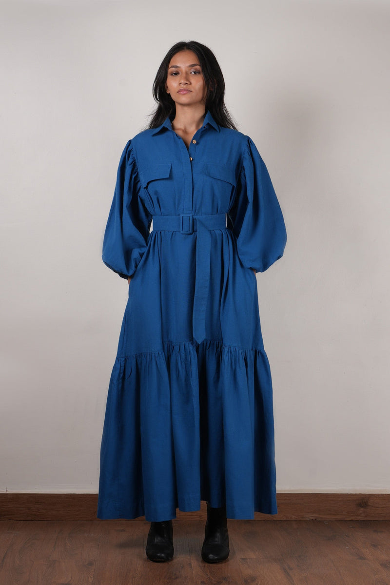 Handcrafted from Handwoven Organic Cotton. Dresses for Women by Sustainable Fashion Designer Clothing Label MATI