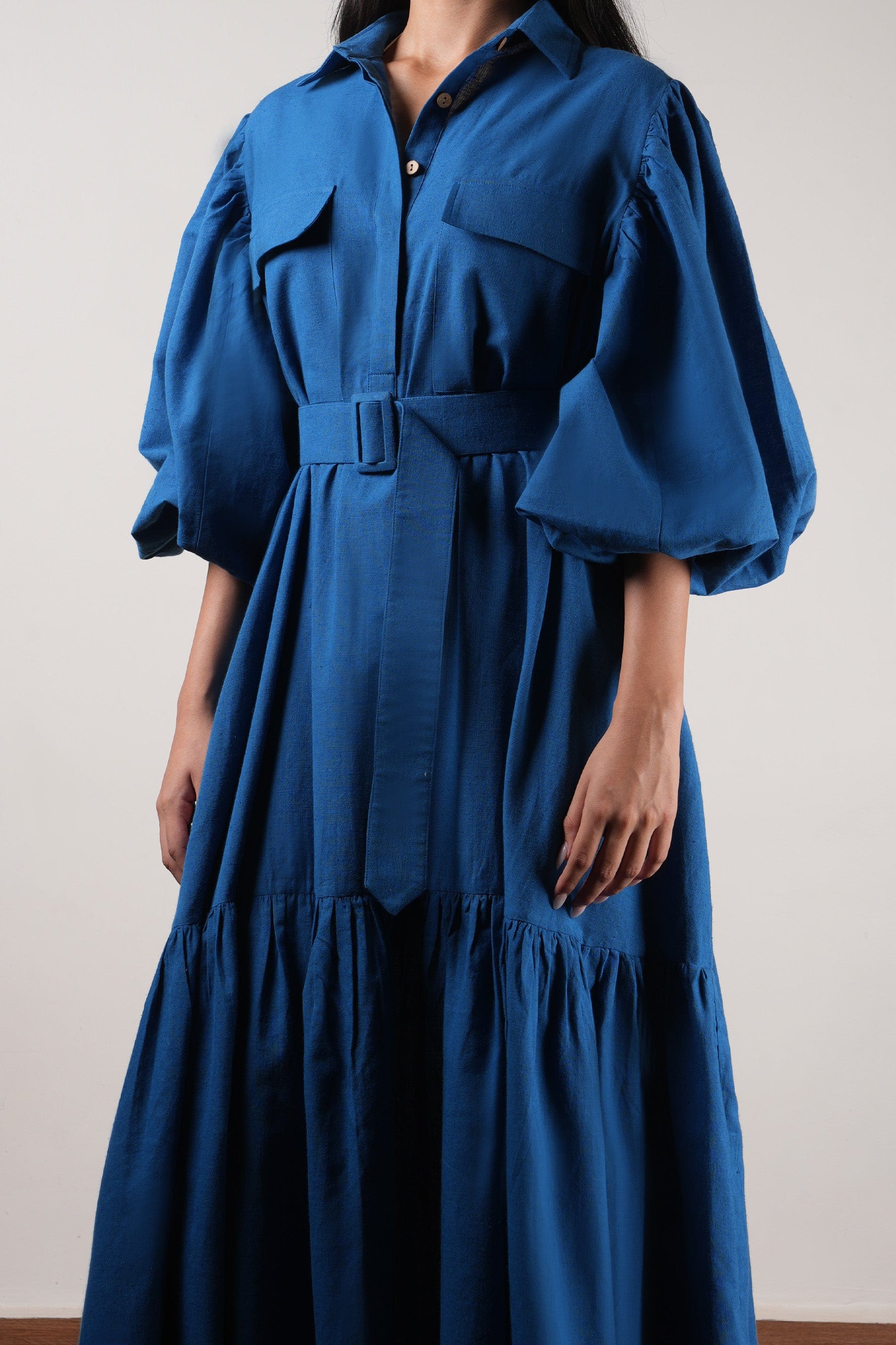 Handcrafted from Handwoven Organic Cotton. Dresses for Women by Sustainable Fashion Designer Clothing Label MATI