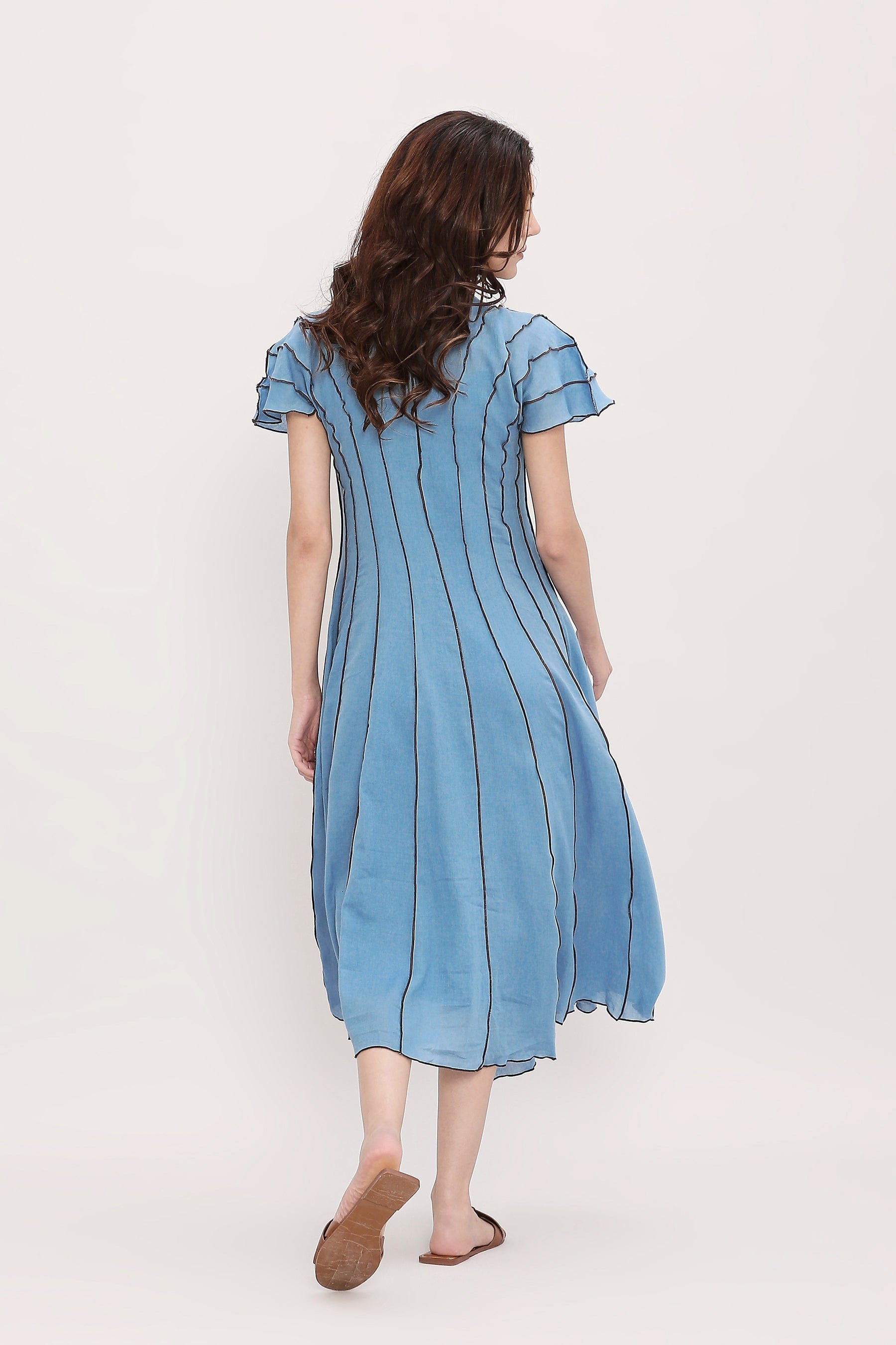 Handcrafted from Handwoven Organic Cotton. Dresses for Women by Sustainable Fashion Designer Clothing Label MATI