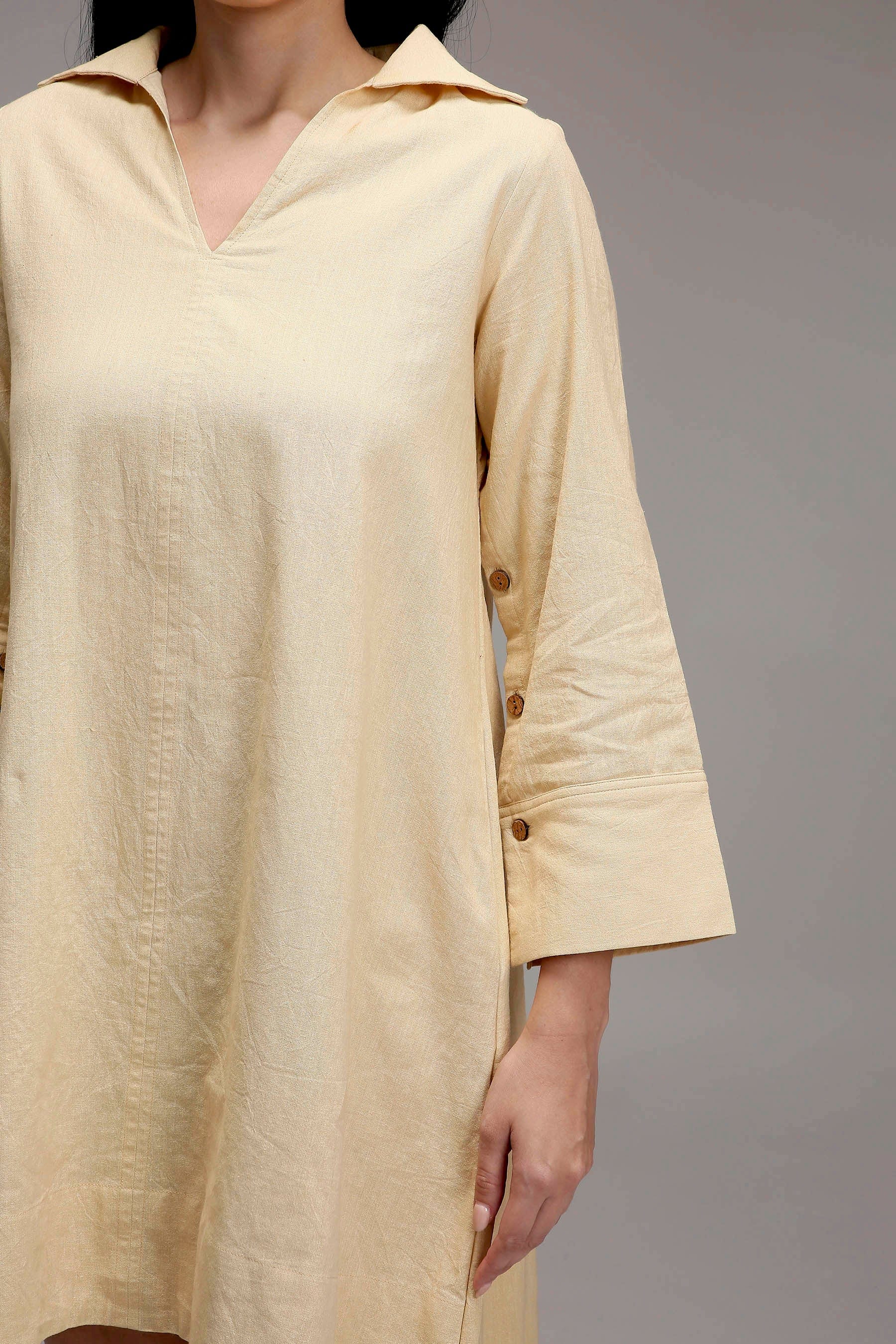 Handcrafted from Handwoven Organic Cotton Dresses for Women by Sustainable Fashion Designer Clothing Label MATI