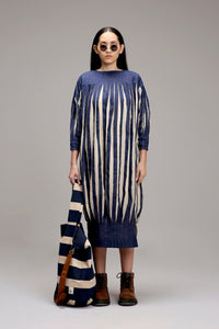 Handcrafted from Handwoven Organic Cotton Dress for Women by Sustainable Fashion Designer Clothing Label MATI