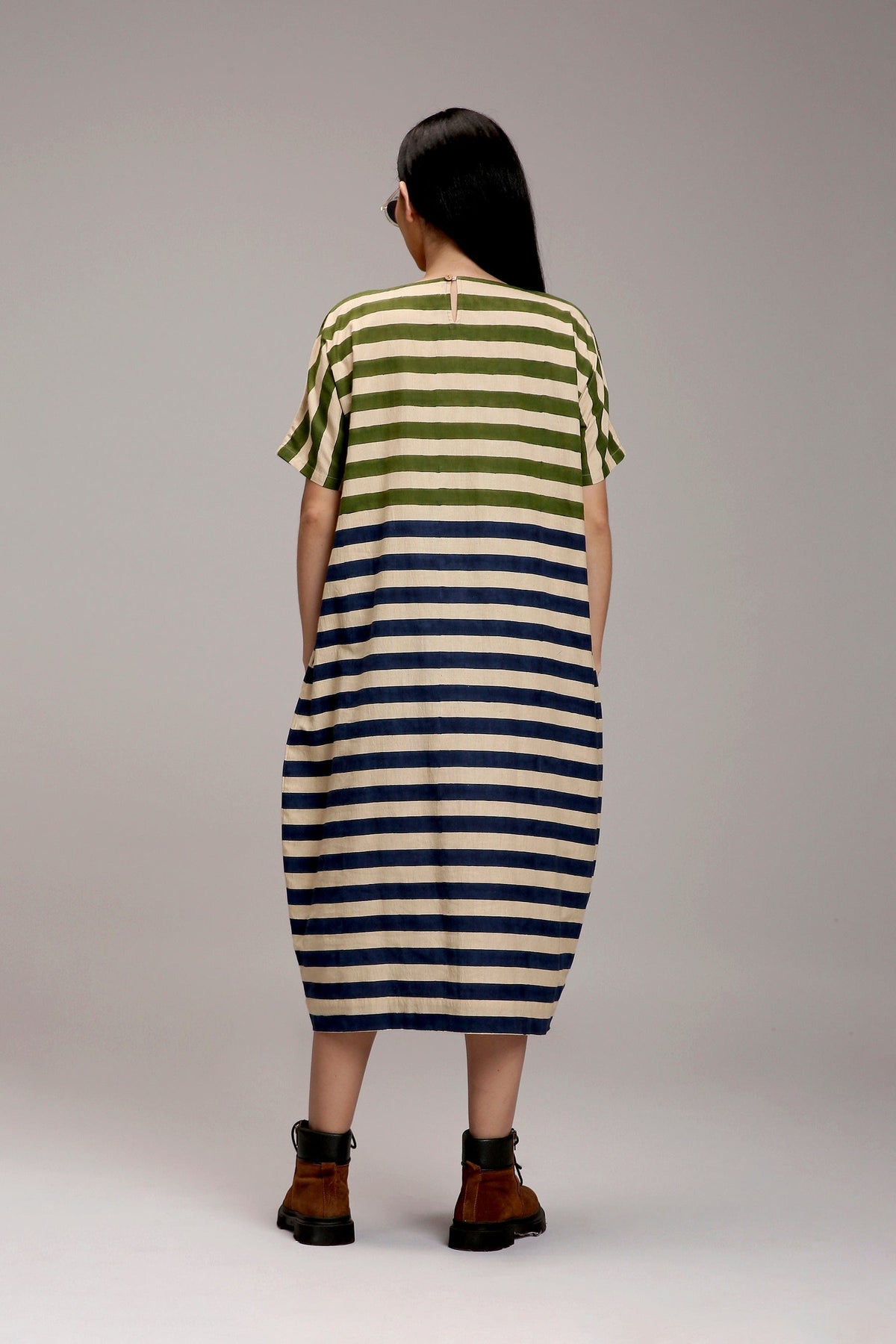 Handcrafted from Handwoven Organic Cotton. Dresses for Women by Sustainable Fashion Designer Clothing Label MATI