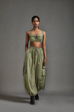 Handcrafted from Handwoven Organic Cotton. Corset and Tops for Women by Sustainable Fashion Designer Clothing Label MATI