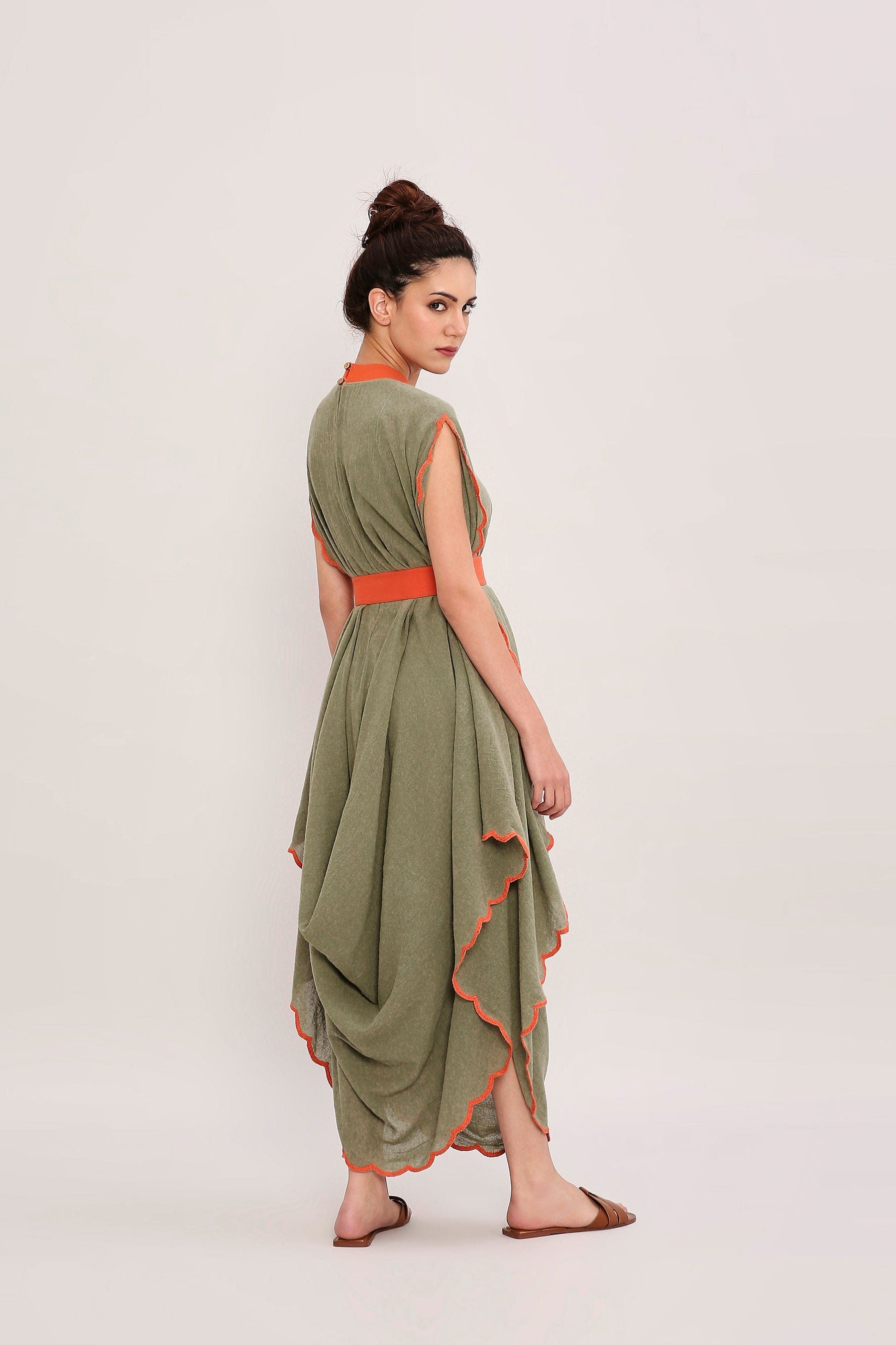 Handcrafted from Handwoven Organic Cotton. Dresses for Women by Sustainable Fashion Designer Clothing Label MATI