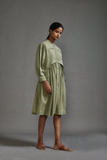 Mati Dresses Green Safari Short Dress