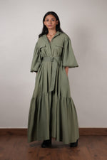 Handcrafted from Handwoven Organic Cotton. Dresses for Women by Sustainable Fashion Designer Clothing Label MATI