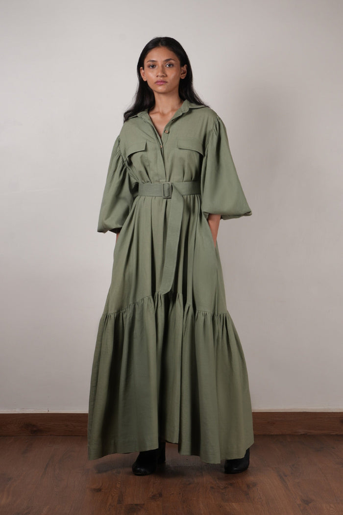 Handcrafted from Handwoven Organic Cotton. Dresses for Women by Sustainable Fashion Designer Clothing Label MATI