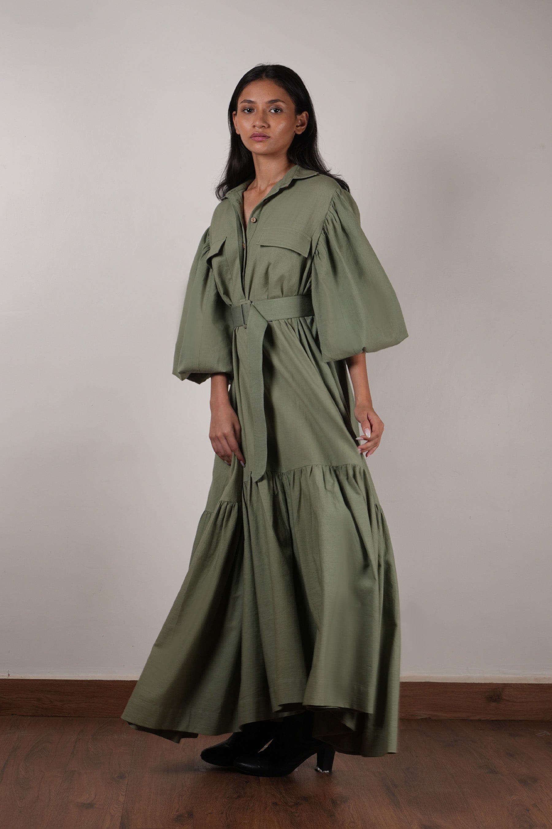 Handcrafted from Handwoven Organic Cotton. Dresses for Women by Sustainable Fashion Designer Clothing Label MATI