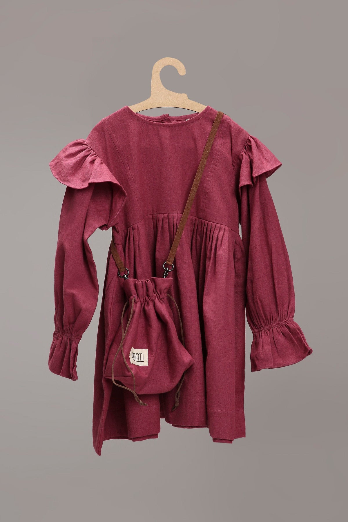 Mati DRESSES Mini MATI Girls Baliza Mauve Dress