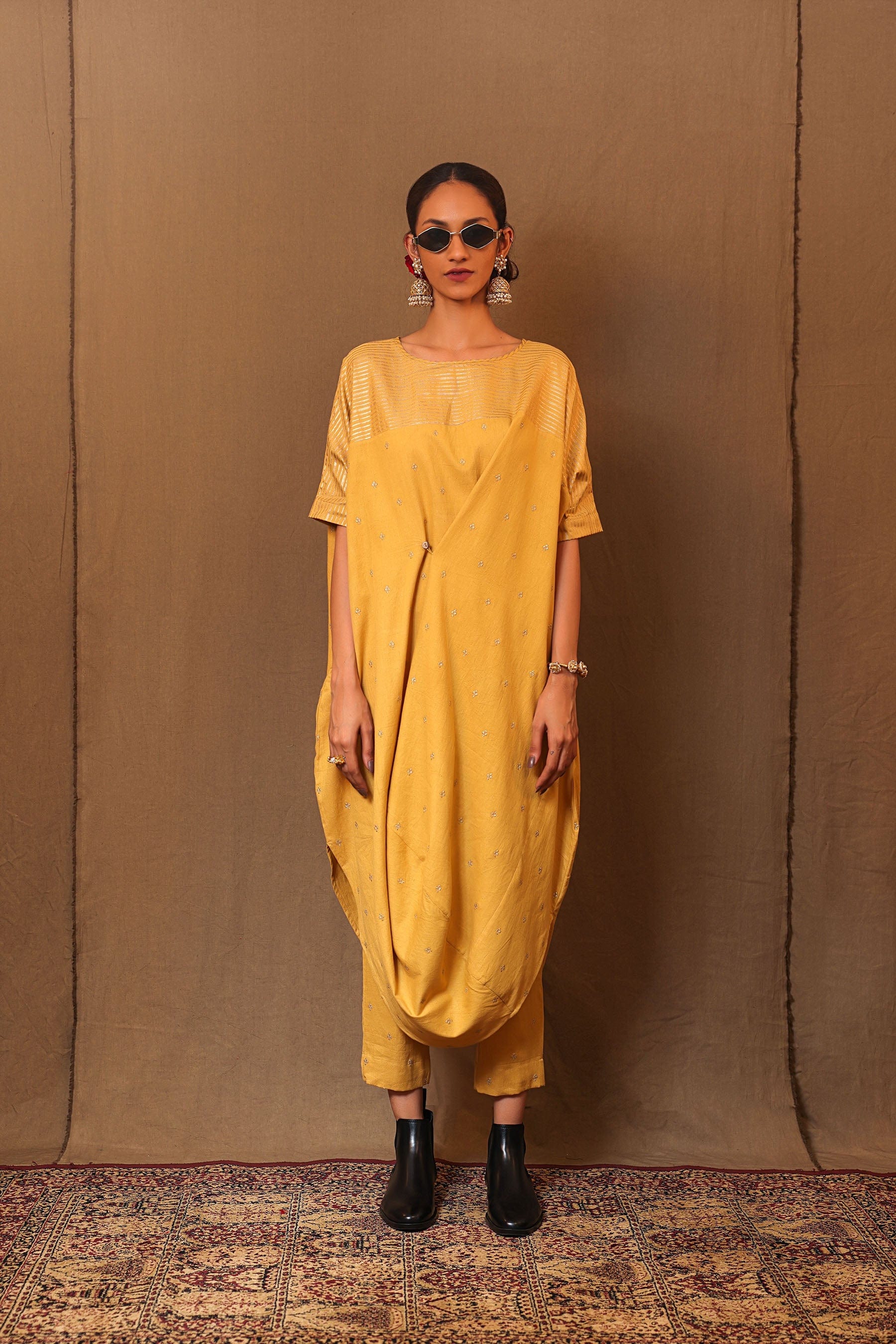 Handcrafted from Handwoven Organic Cotton. Dresses for Women by Sustainable Fashion Designer Clothing Label MATI