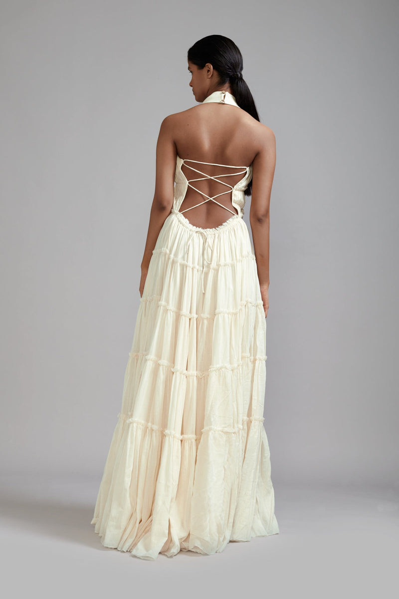 Simple White Backless Long Mermaid Prom Dresses, Sexy Sleeveless Forma –  morievent