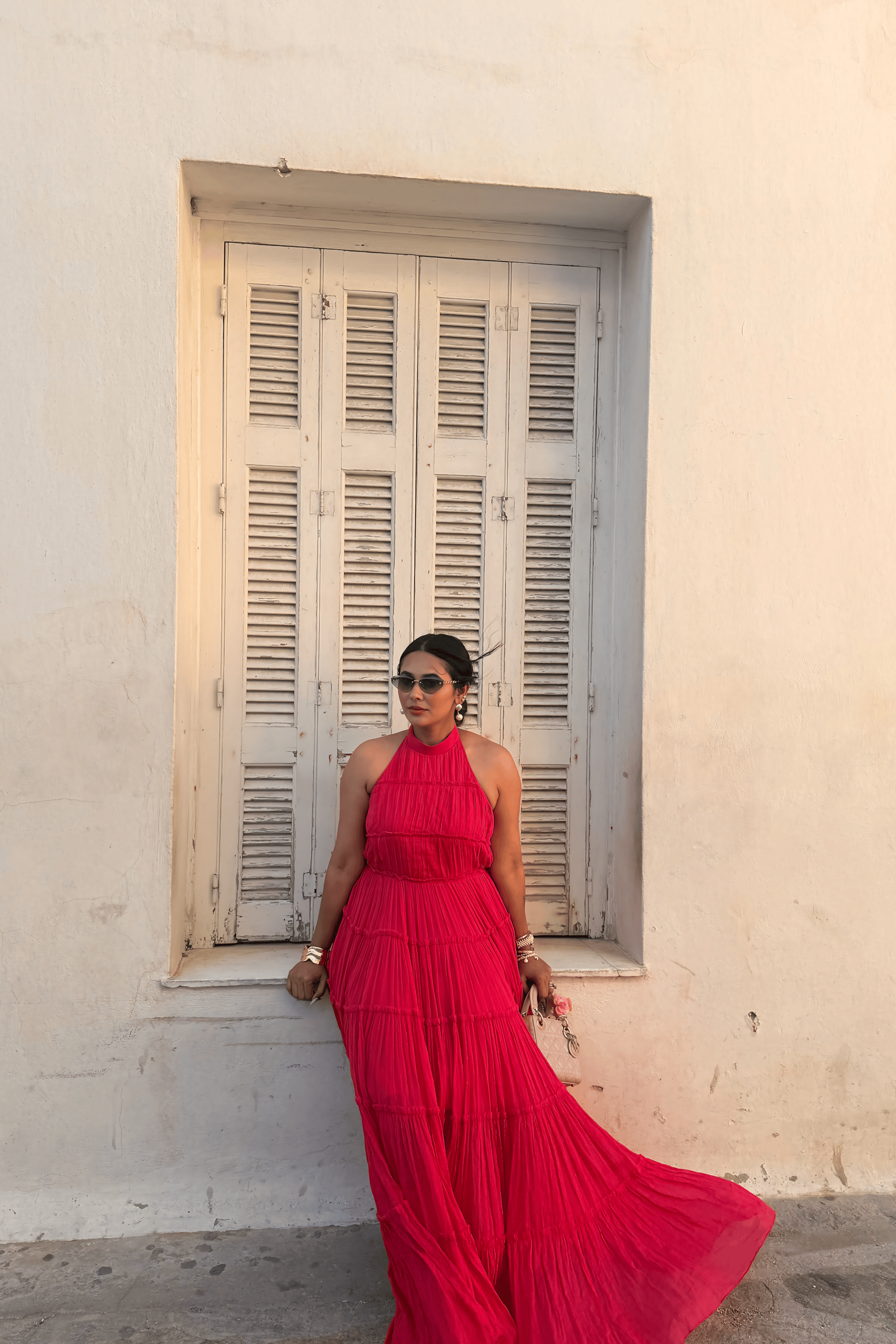 Buy Handwoven Pure Cotton Tiered Dress by MATI-Sustainable & Ethical Luxury Brand XXXL Buy Handwoven Pure Cotton Tiered Dress by MATI-Sustainable & Ethical Luxury Brand XXXL