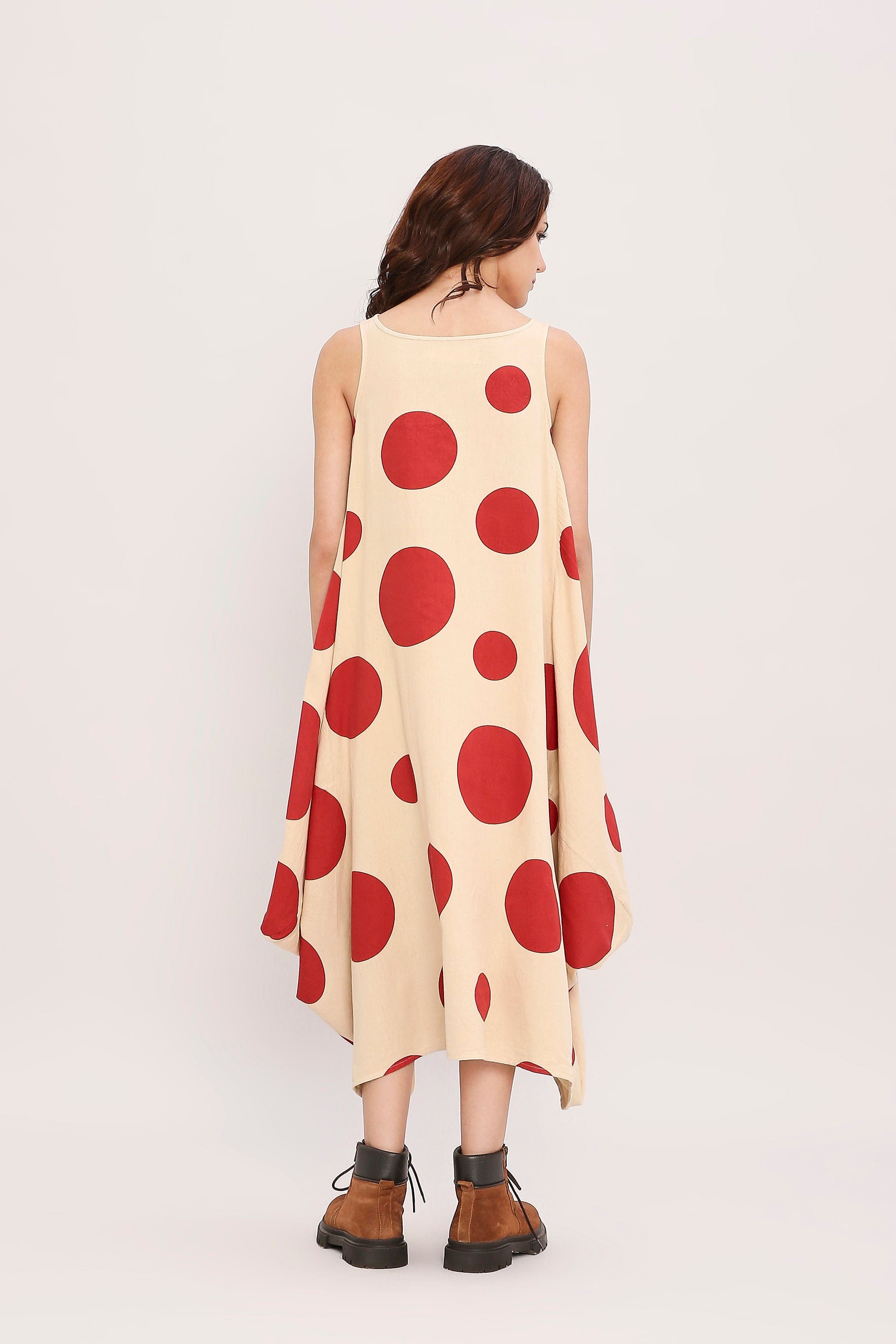 Handcrafted from Handwoven Organic Cotton. Dresses for Women by Sustainable Fashion Designer Clothing Label MATI