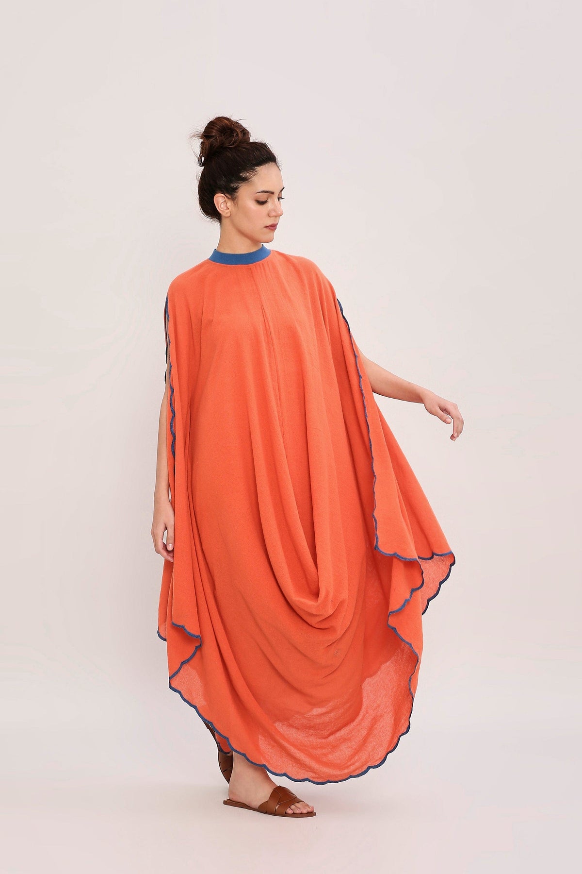 Buy Handwoven Pure Cotton Dress by MATI-Sustainable & Ethical Luxury Brand