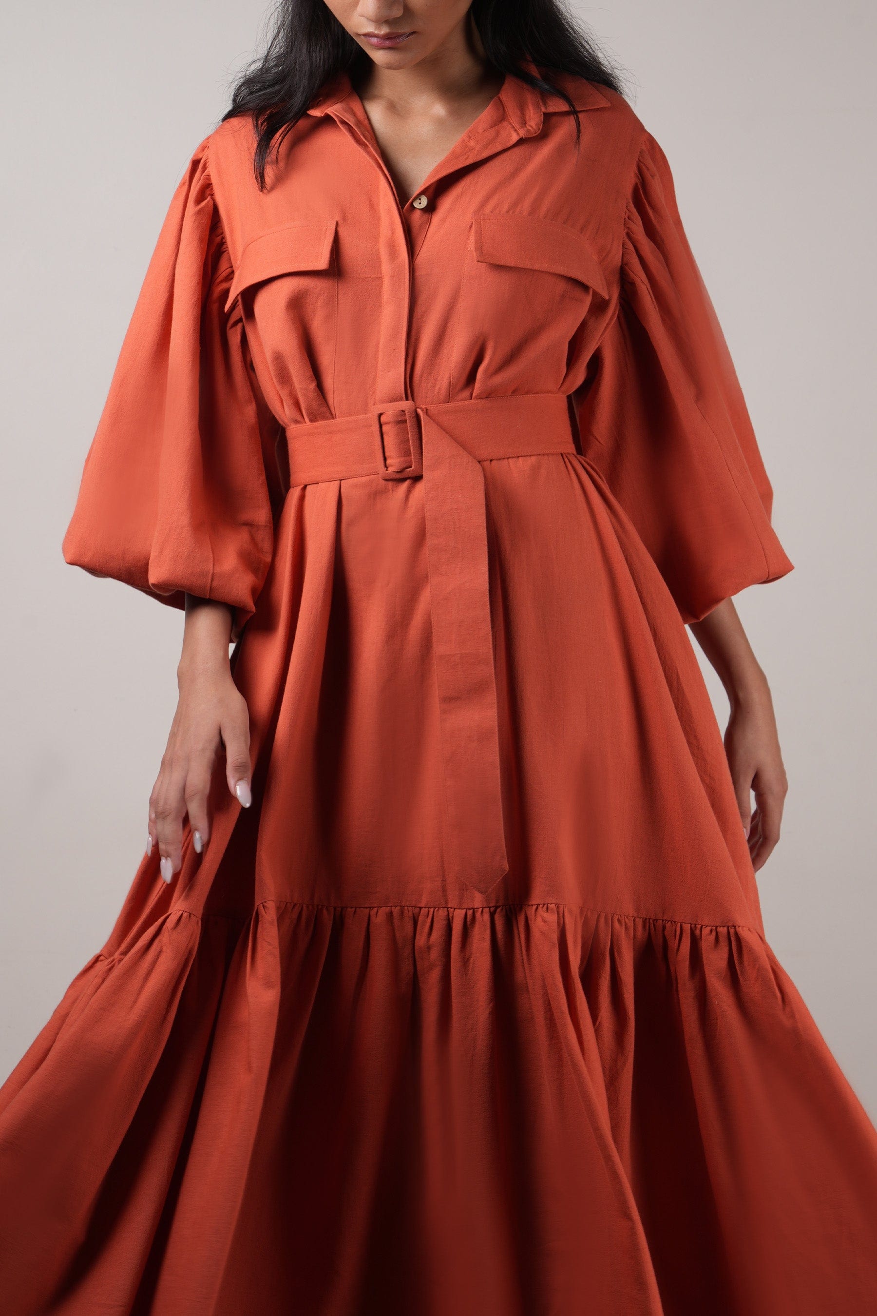 Handcrafted from Handwoven Organic Cotton. Dresses for Women by Sustainable Fashion Designer Clothing Label MATI