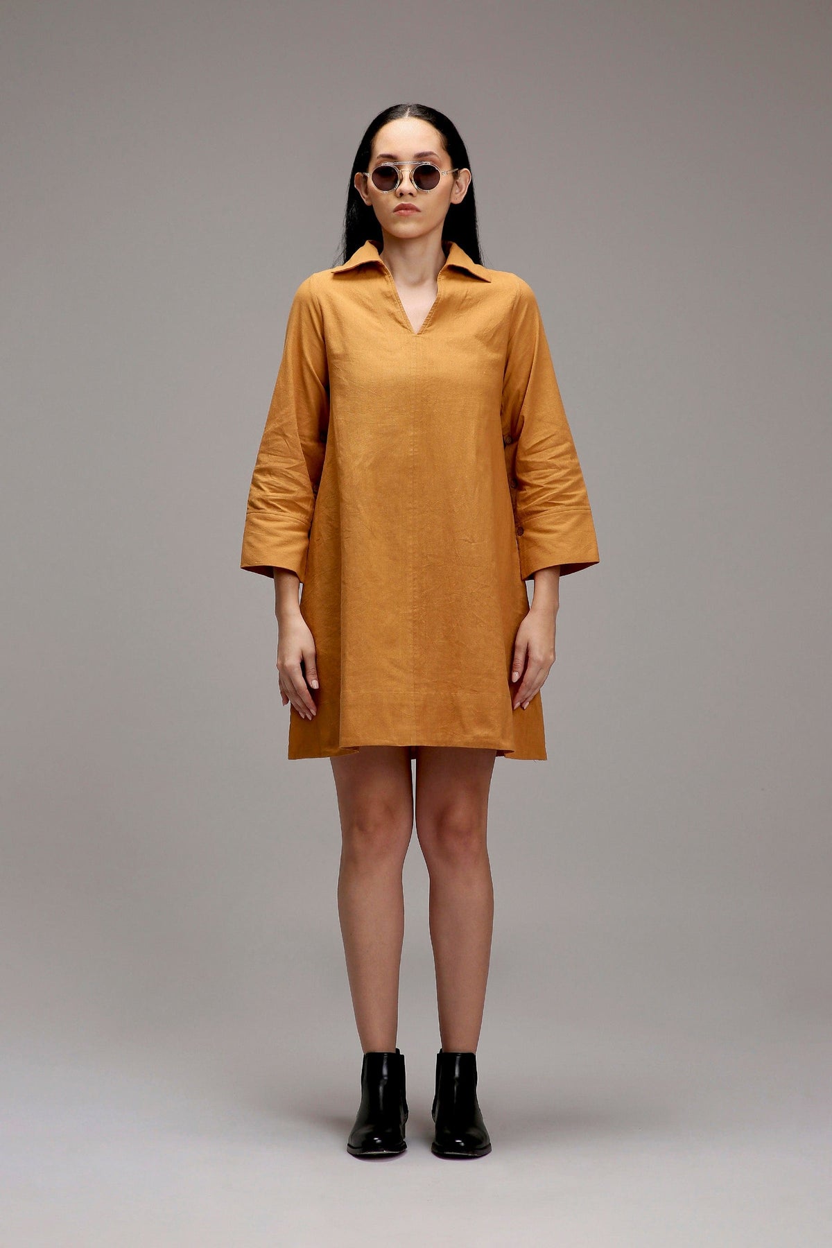 Handcrafted from Handwoven Organic Cotton Dresses for Women by Sustainable Fashion Designer Clothing Label MATI