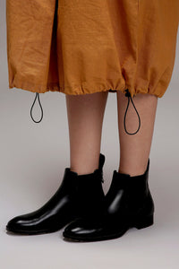 Mati Dresses Tan-Brown Elasticated Shirt Dress