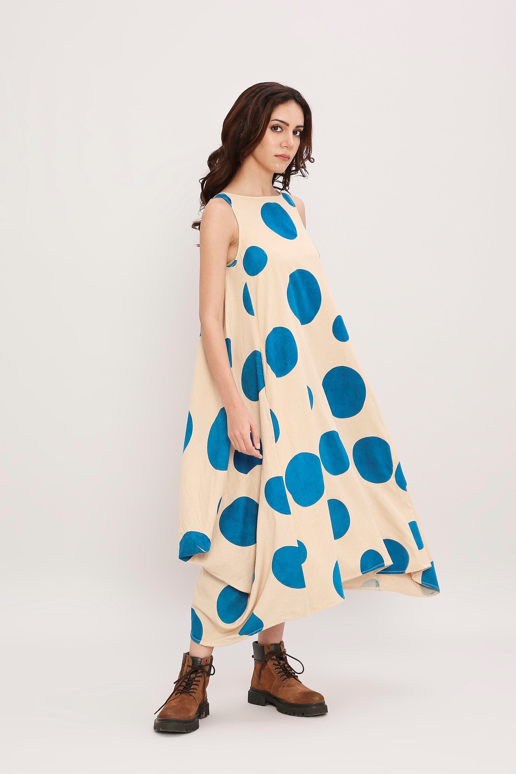 Handcrafted from Handwoven Organic Cotton. Dresses for Women by Sustainable Fashion Designer Clothing Label MATI