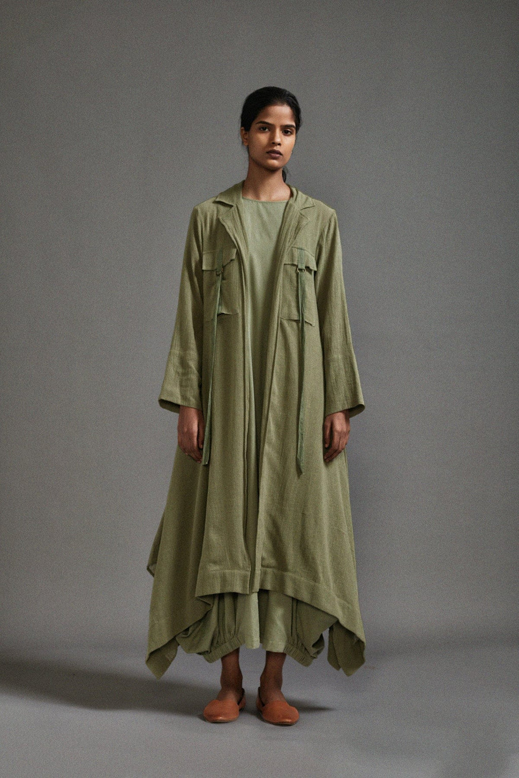 Mati Dresses XS Green Safari Vari and Koza Set