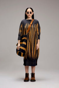 Handcrafted from Handwoven Organic Cotton Dress for Women by Sustainable Fashion Designer Clothing Label MATI 