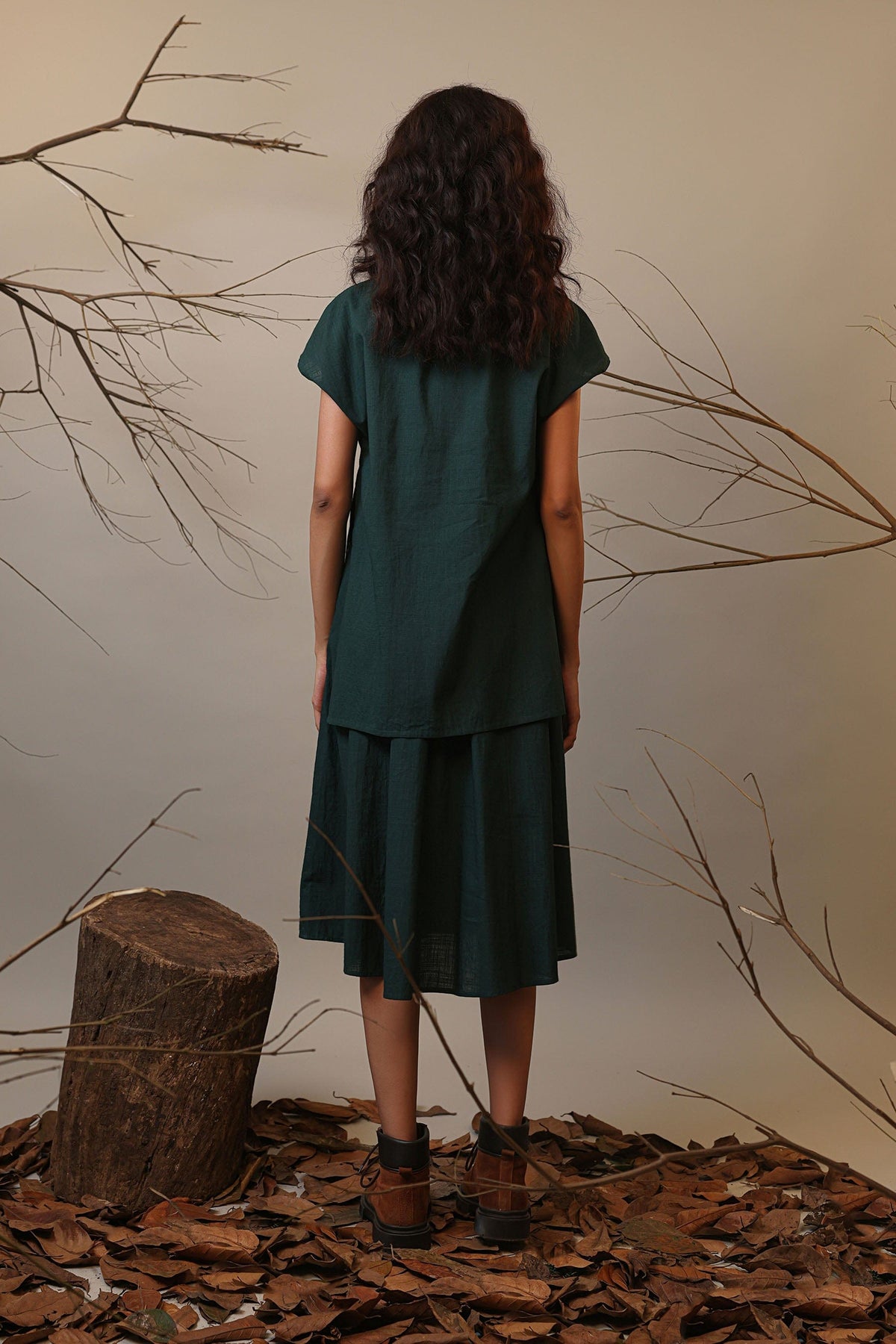 Handcrafted from Handwoven Organic Cotton. Dresses for Women by Sustainable Fashion Designer Clothing Label MATI