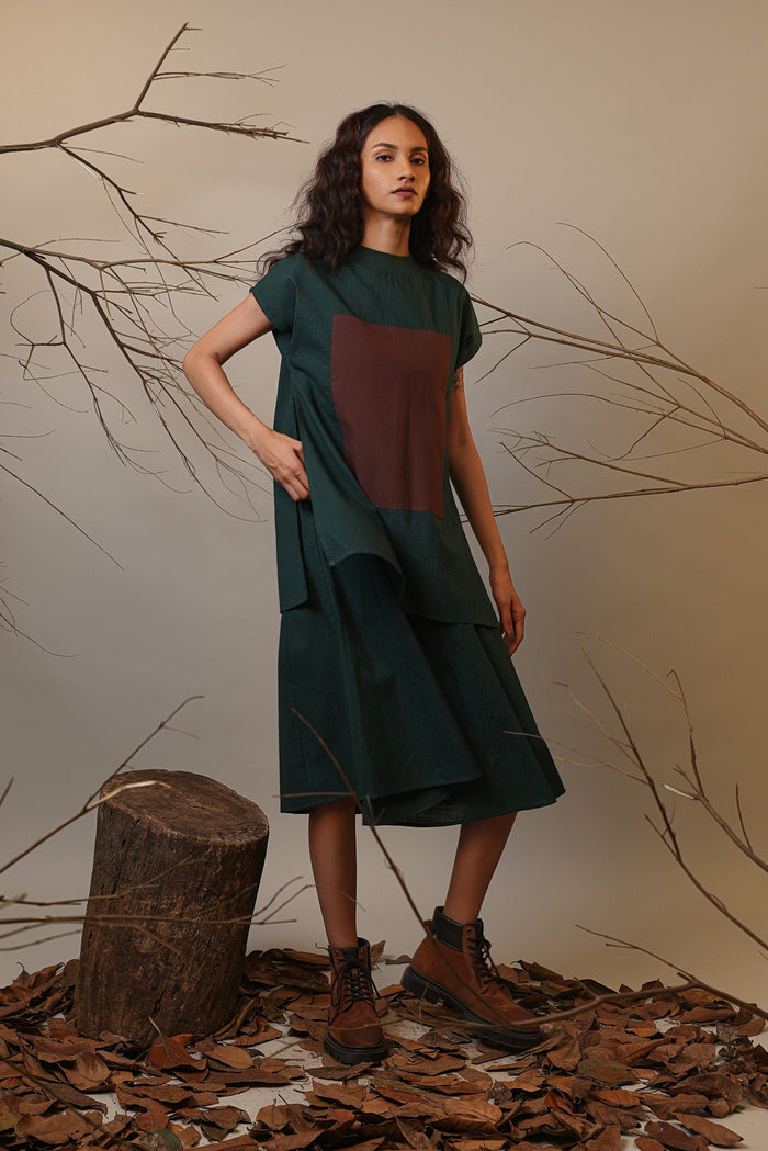 Handcrafted from Handwoven Organic Cotton. Dresses for Women by Sustainable Fashion Designer Clothing Label MATI
