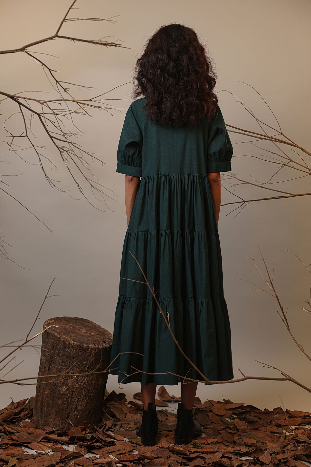 Handcrafted from Handwoven Organic Cotton. Dresses for Women by Sustainable Fashion Designer Clothing Label MATI