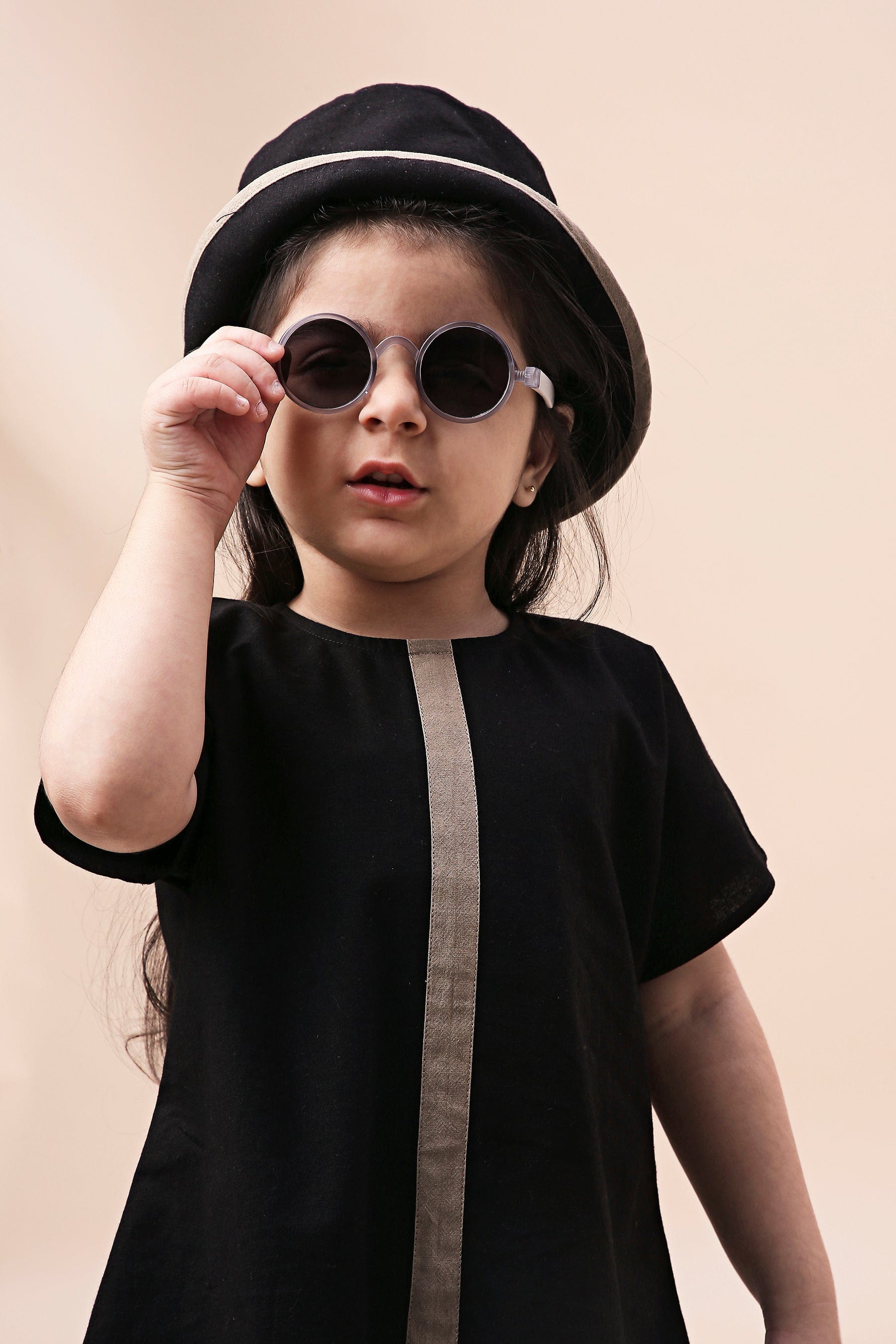 Mati Outfit Sets 0-6 months Mini MATI Girls Black A-line Dress