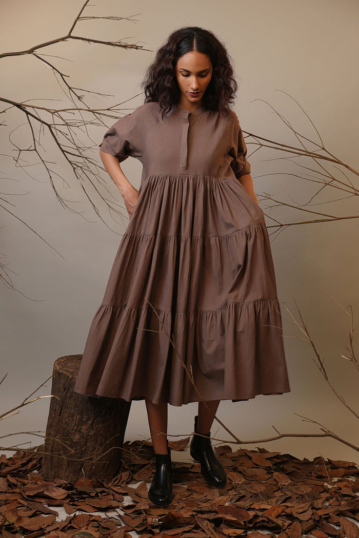 Handcrafted from Handwoven Organic Cotton. Dresses for Women by Sustainable Fashion Designer Clothing Label MATI