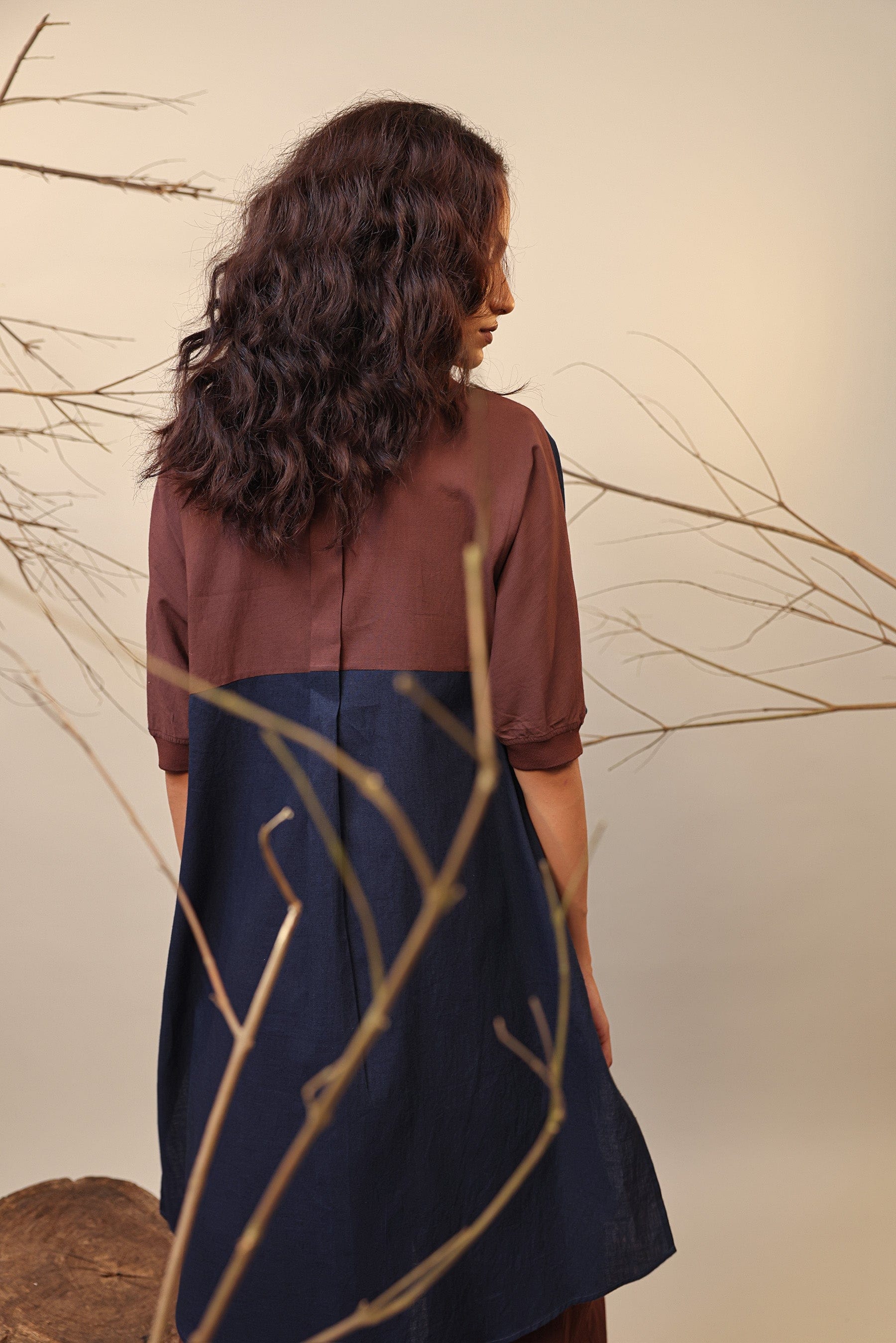 Handcrafted from Handwoven Organic Cotton. Dresses for Women by Sustainable Fashion Designer Clothing Label MATI