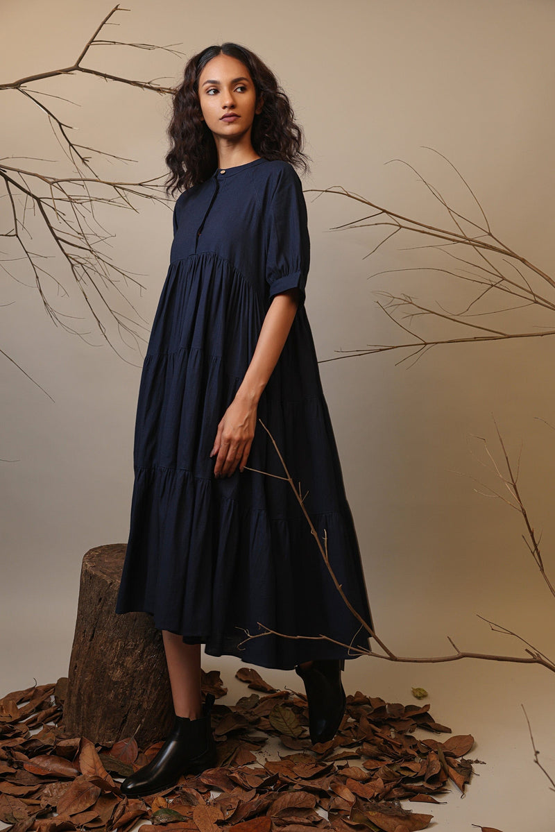 Handcrafted from Handwoven Organic Cotton. Dresses for Women by Sustainable Fashion Designer Clothing Label MATI