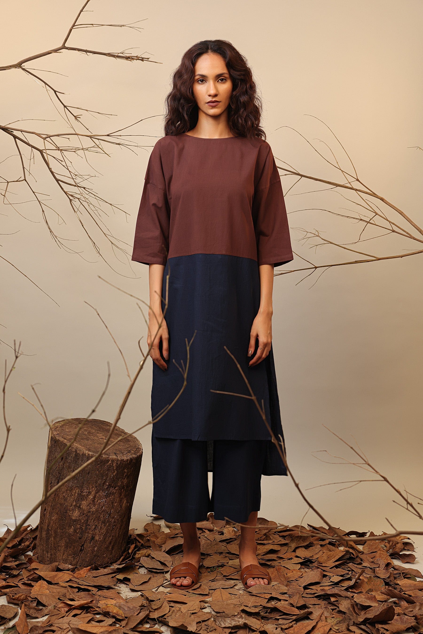 Handcrafted from Handwoven Organic Cotton. Dresses for Women by Sustainable Fashion Designer Clothing Label MATI