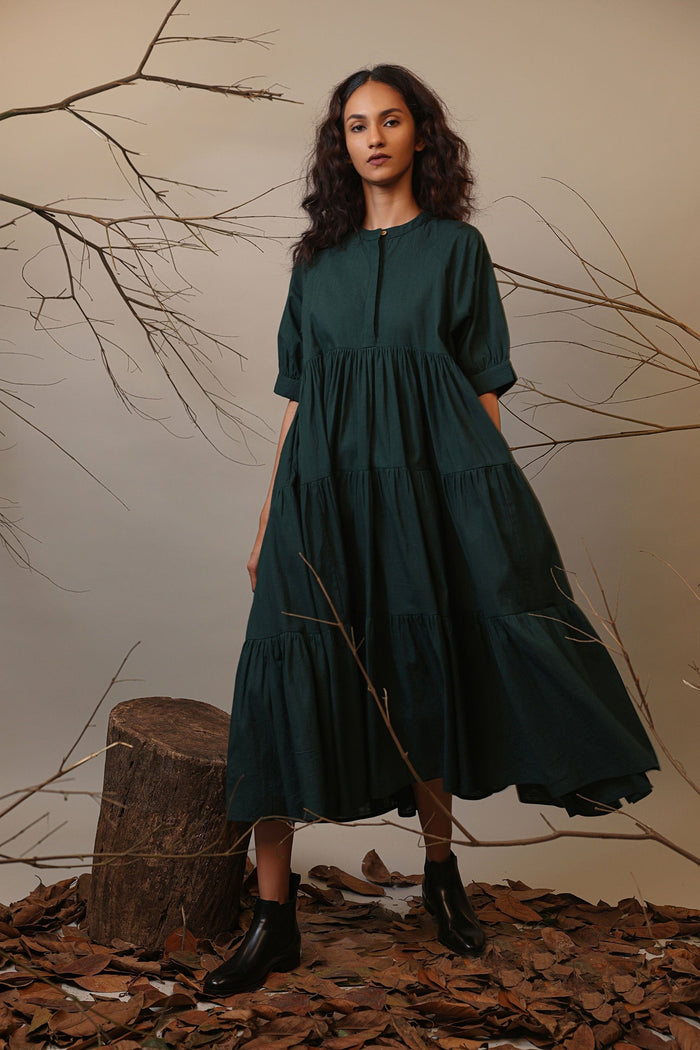 Handcrafted from Handwoven Organic Cotton. Dresses for Women by Sustainable Fashion Designer Clothing Label MATI